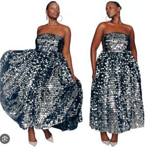 Paillette Dress With Big Skirt